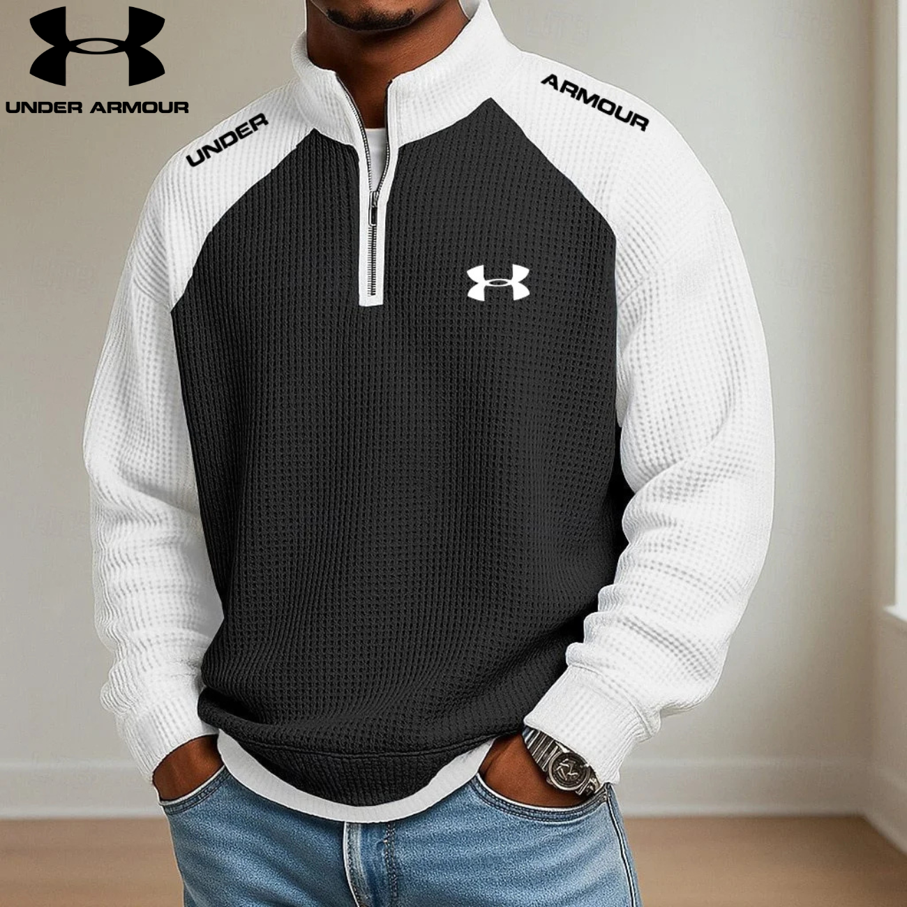 UA™ Performance Sweatshirt mit Viertelreißverschluss