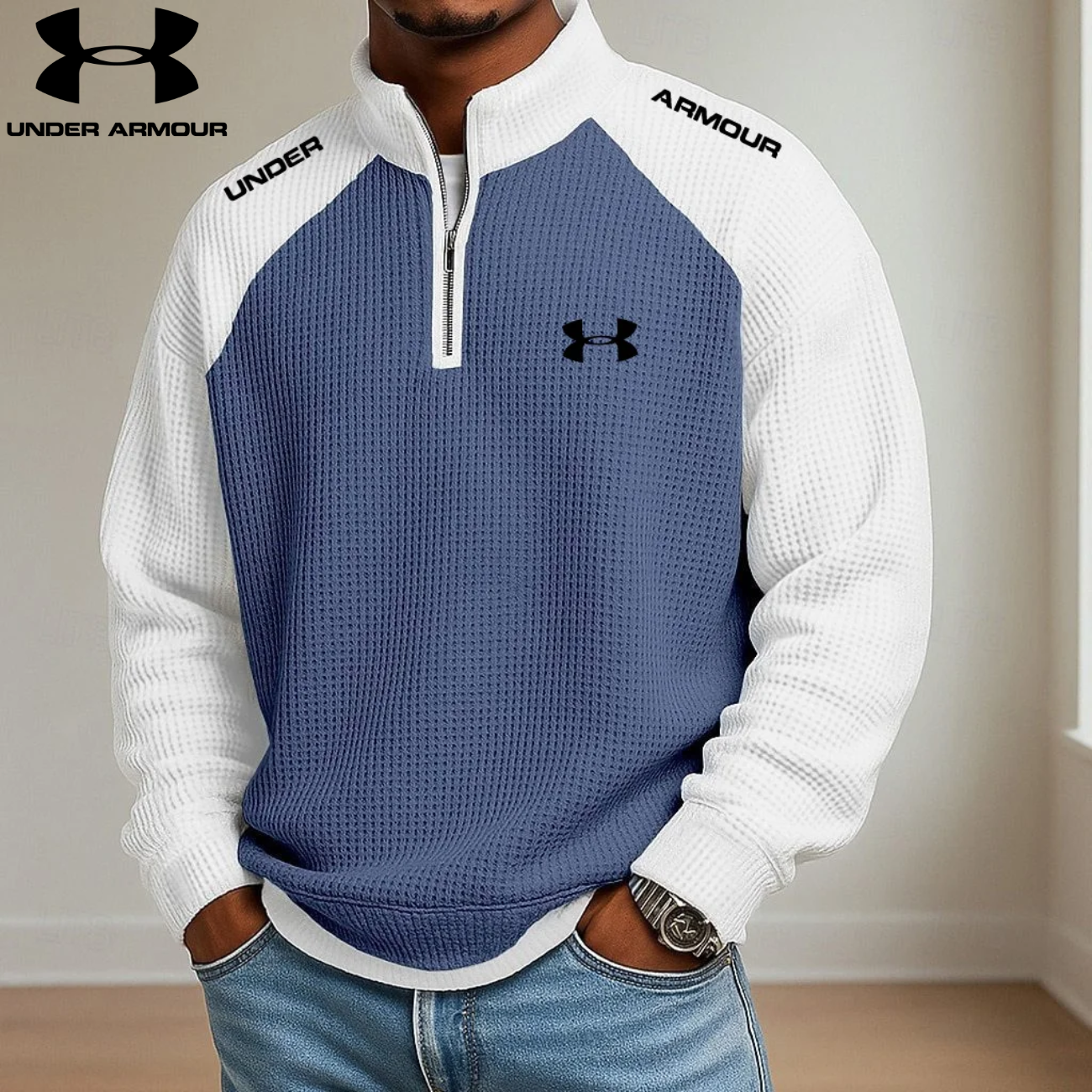 UA™ Performance Sweatshirt mit Viertelreißverschluss