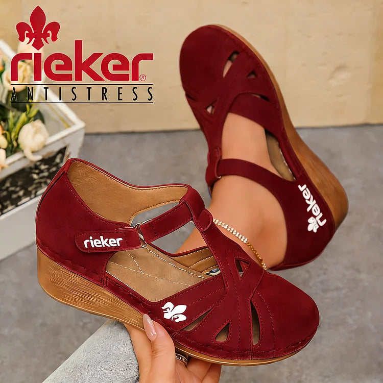 Comfortable women's orthopedic sandals from Rieker