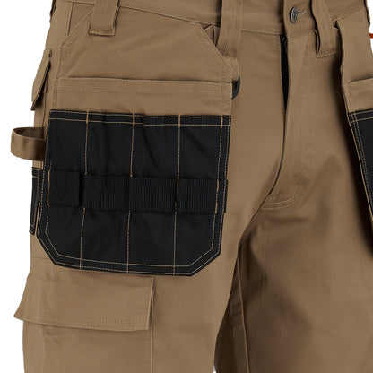 Herren-Arbeitsshorts mit Stretch, Holstertaschen und hohem Tragekomfort