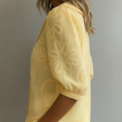 Aurélie™ — Blouse légère florale élégance naturelle